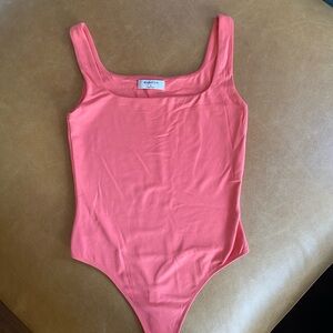 Aritzia Babaton Peach Bodysuit